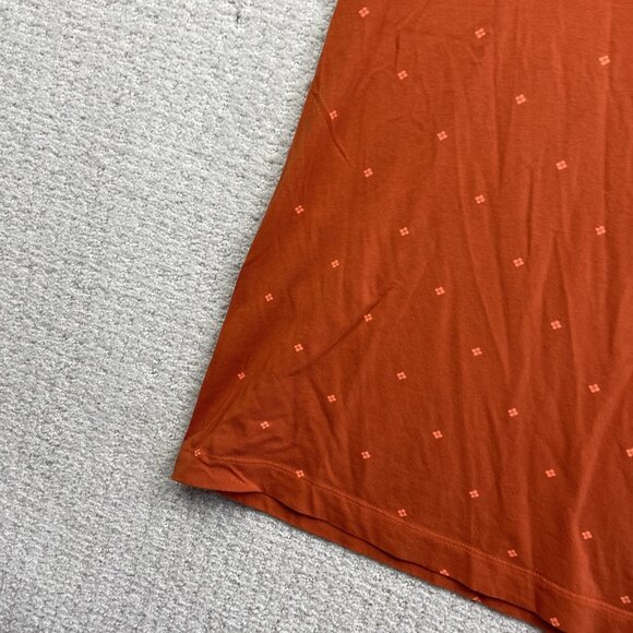 Scotch and Soda Amsterdam Men's T Shirt Sz M Short Sleeve Orange Geometric AOP - Picture 5 of 12